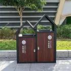 حاوية نفايات الحدائق داخلية وخارجية تصميم جمالي