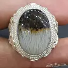 عقيق يماني مسماري لونين