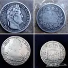 عملات قديمة إسباني وفرنسي