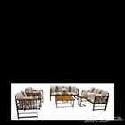 جلسات خارجيه خشب حديد بجوده عاليه تصميم عصري