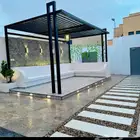 برجولات سواتر مضلات بديل خشب عشب ارضيات