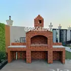 أفران بيتزا أفران معجنات شوايات مشبات تنور مندي حجر حراري