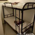 اسرة سرير حديد دور واحد دورين مفارش مخدات شراشف دواليب