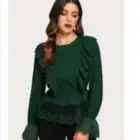 بلوزه من شي ان. فستان ازرق