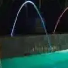 نوافير مع اناره متعدده الوان من شركه بنتير الامريكيه.