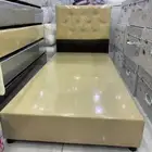 سرير خشب جلد نغر