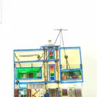 مجسم بيت شعبي