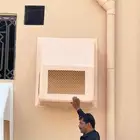 تركيب طارد الحمام تركيب غطاء المكيفات فيبر جلاس تركيب شوك