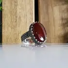 خاتم عقيق يماني ( مجموعة خواتم )