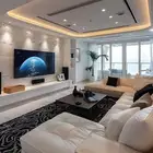 دهان مبانى وديكور بديل خشب وبديل رخام وجبس بورد