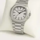 ساعة فاخرة ميناء ابيض لو ن فضي