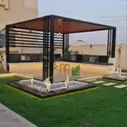 حداد مظلات وسواتر وبرجولات وهناقر وبيوت شعر وقرميد ومستودعات