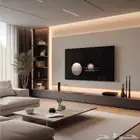 ديكورات تفصيل طاوله شاشه تلفزيون ورق جدران بديل الشيبورد