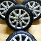 جنوط مرسيدس بانوراما 2012 S class مع كفرات نظيفه