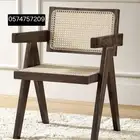 كراسي خشب راتان