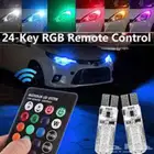 لمبات كبس لسيارات cps LED بريموت كنترول تغير كذا لون
