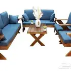 لتفصيل جلسات خارجية خشب حديد جلسات علي حسب الطلب العميل