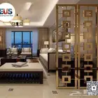 بارتيشن استانلس ذهبي لامع تصميم فخم بجودة عالية