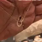 سلسال بحرفين مدمجين بتصميم انيق