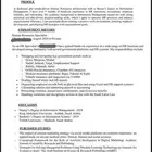 سيرة ذاتية CV ATS