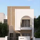 تصاميم معماريه وانشائيه حديد ومخططات فلل وشقق وتجاري وواجهه