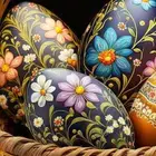 الرسم على بيض النعام