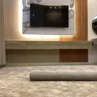 ديكورات جداريه مع رف طاير درج سحب