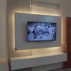 تصميم وتنفيذ خلفيات شاشه جبس شيبورد مداخل خشبيات