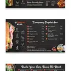 اختر أو اطلب تصميمك منيو لمطعمك والباقي علينا