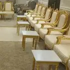 تاجير كوشات كنب كراسي ملكي كراسي طعام قهوه جايين صبابين