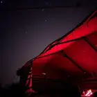 مخيم ابولدن قريب لشارع