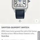 ساعة كارتير 2025 مقاس XL SANTOS-DUMONT WATCH