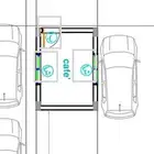 محطة بنزين بها محلات تجارية مغسلة سيارات كوفي شوب محل