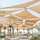 مضلات مواقف سيارت تحتوي علا قماش PVSكوري من افضل الاقمشه