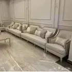 تفصيل كنب كلاسيكي مصري دمياطي زان أحمر علي حسب الطلب متصل وم