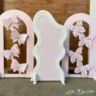 ديكورات حسب التصميم والمقاسات المطلوبه ولون الدهان