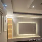 شيبورد مع مكتبة بروز شاشه طاوله