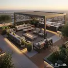 مضلات سواتر برجولات جلسات شتويه