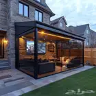 زجاج سكريت أبواب مكاتب واجهات المنيوم