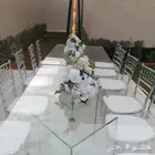تاجير كراسي وطاولات مكيفات صحراوي واسبليت استقبال