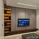 ديكور شاشة شيبورد وأرفف