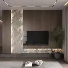 ديكور شاشه مع ديكور مدخل مودرن