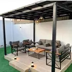 جلسات خارجية معالج اسفنج الراجحي قماش مقاوم للماء سهل التنظي