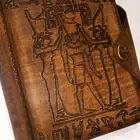 نوت بوك فرعونية فاخرة من الجلد والمعدن