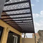 برجولات_خشببة مظلات خشبية مظلات أسطح مظلات خارجية.
