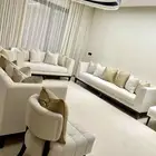 مفروشات الرياض  تفصيل جميع انواع الكنب والجلسات الارضي والس