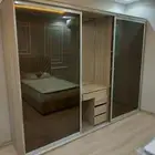 تفصيل دواليب وغرف نوم كامله بجوده عاليه