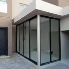 زجاج سيكوريت ودرابزين واجهات استركشر ابواب فولدنج