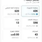 حسابن تيك توك للبيع