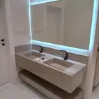 تصميم المغاسل والطاولات والدرجات من الرخام والبورسلين